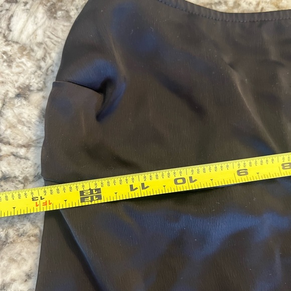 S Urban Outfitters Black Satin Strappy-Back Adjustable Party Evening Womens - Picture 2 of 9